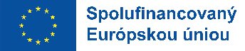 EU - Vlajka + Text (spolufinancovaný Európskou úniou)